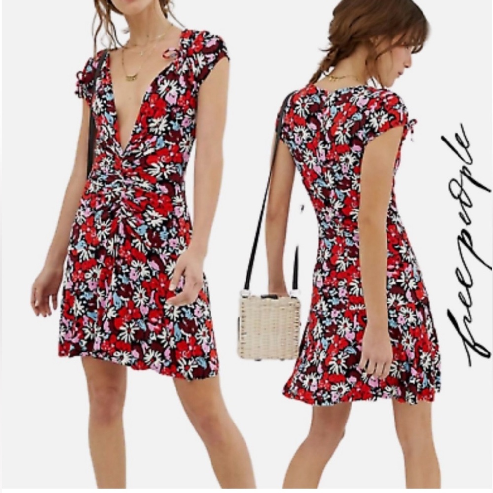 Free People Key To Your Heart Mini Dress